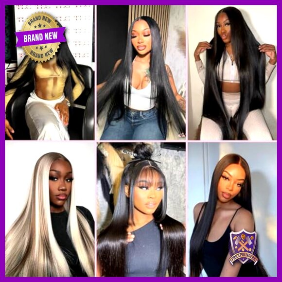 20 Inch Straight Brazilian Human Hair Extensions 3 Bundles 16A Grade - Picture 6 of 6